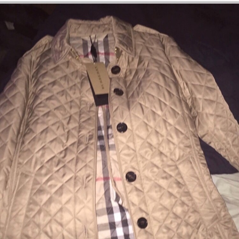 Burberry quilted jacket (color mushroom)